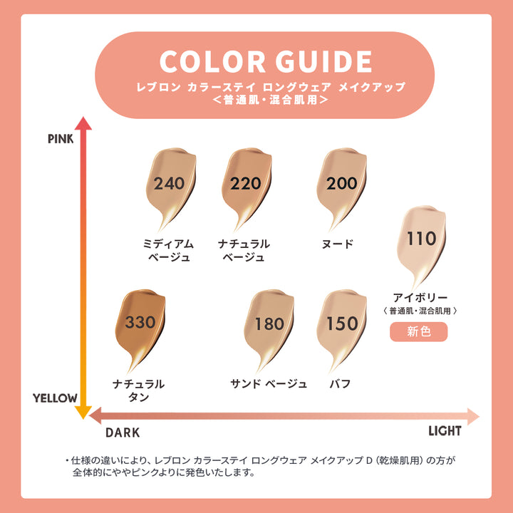 レブロン カラーステイ ロングウェア メイクアップ
