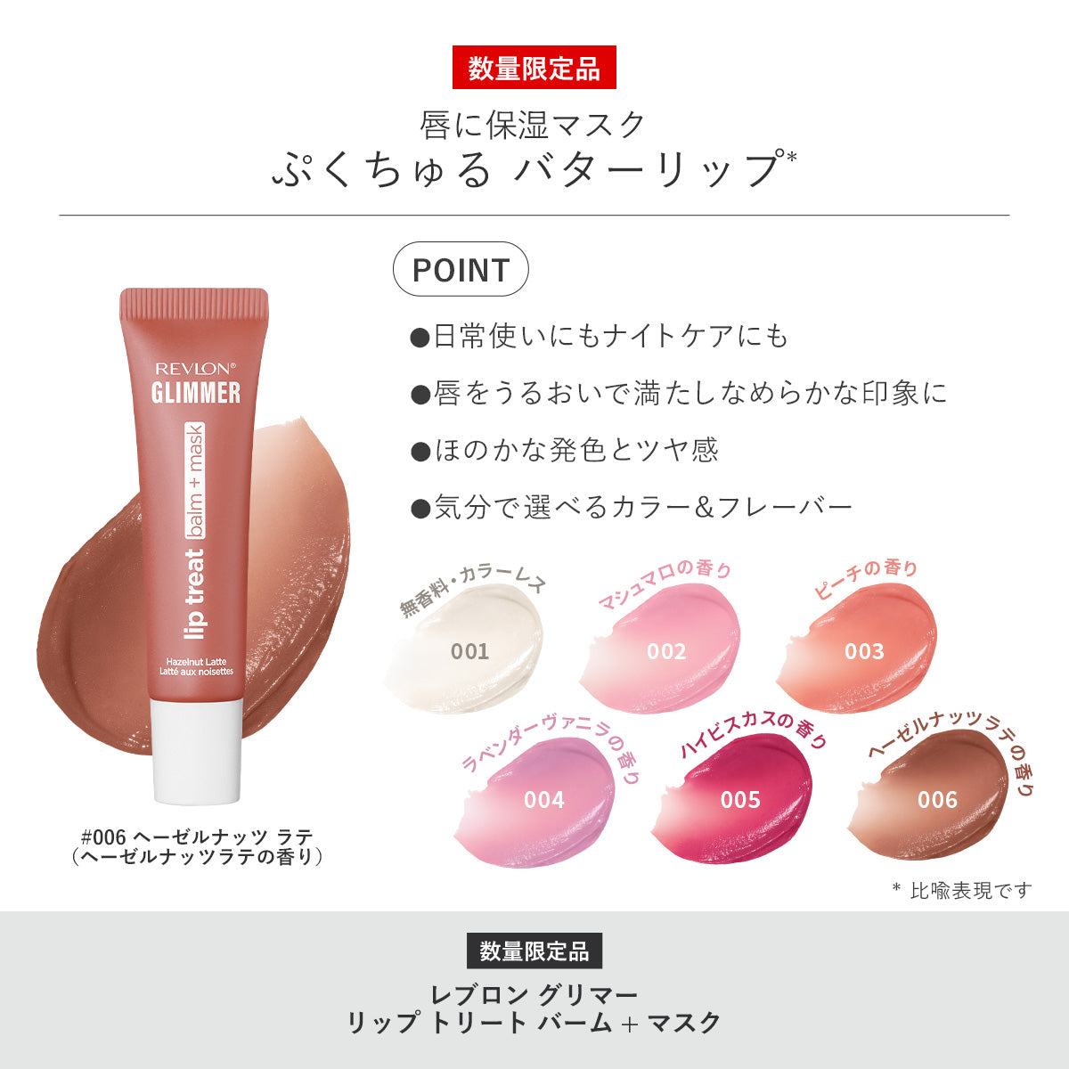 レブロン グリマー リップ トリート バーム ＋ マスク｜レブロン